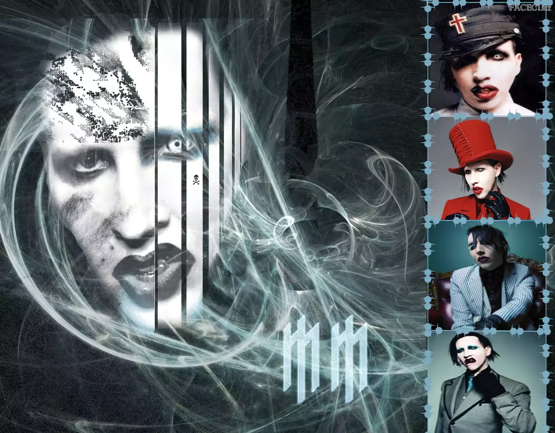 Marilyn Manson, Brian Hugh Warner, Kapelusz, Czerwony