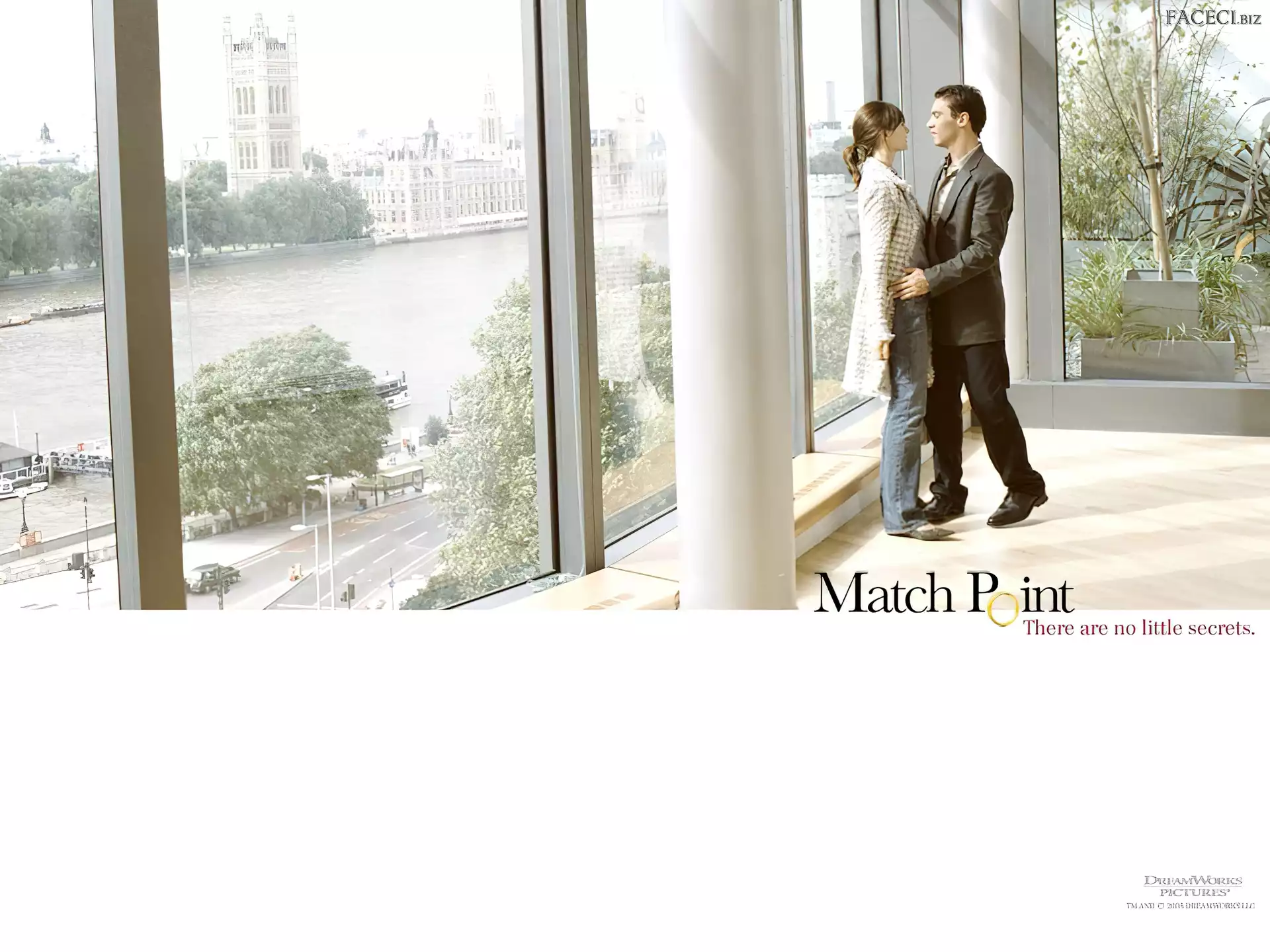 pałac, widok, Jonathan Rhys-Meyers, Match Point, apartament